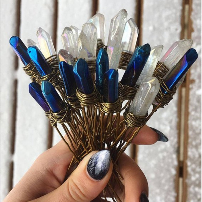 Quartz Hair Pin