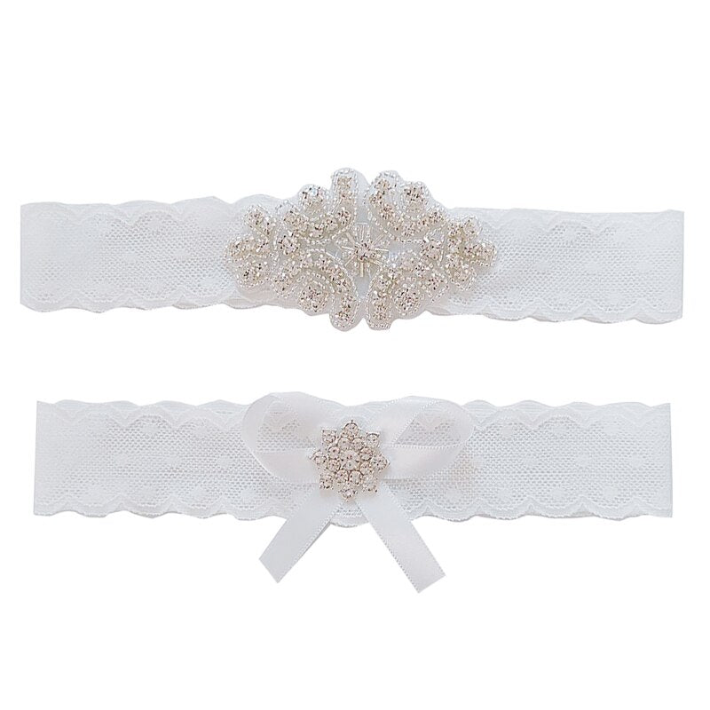 Delicate Bridal Garter Set