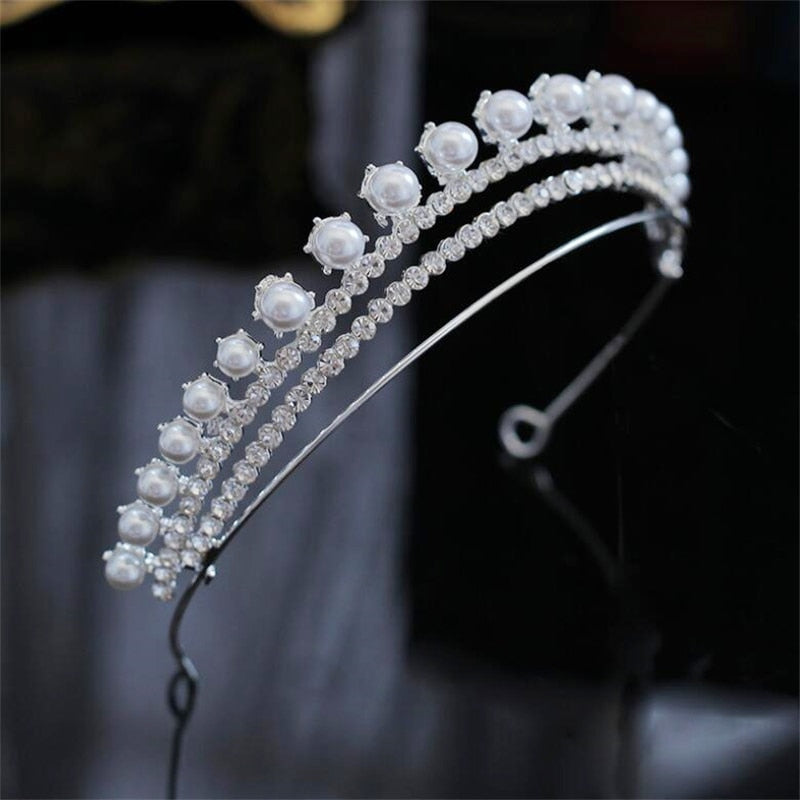 Pearl Crown Headband