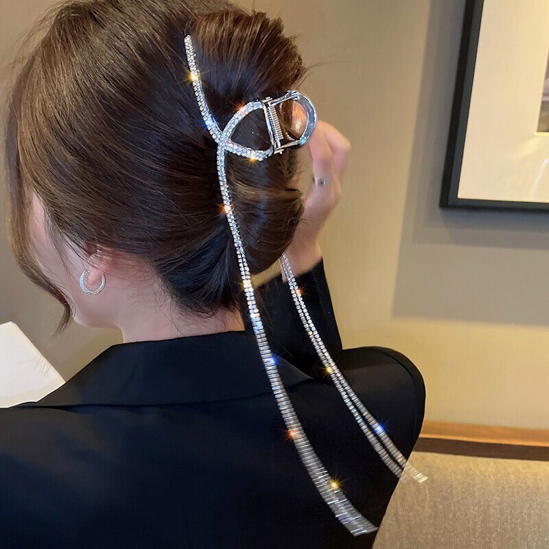 Sparkle Tassel Claw Clip