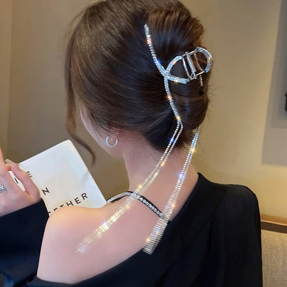 Sparkle Tassel Claw Clip