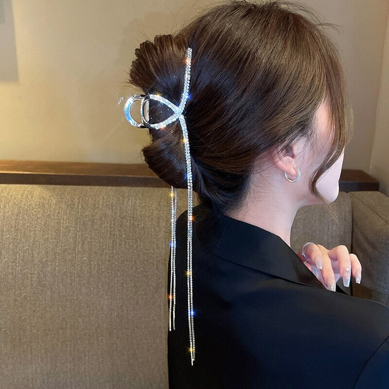 Sparkle Tassel Claw Clip