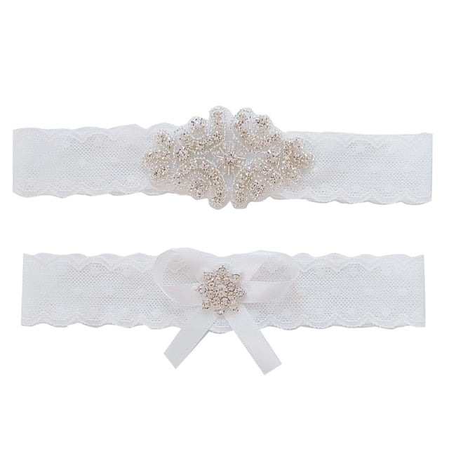 Delicate Bridal Garter Set