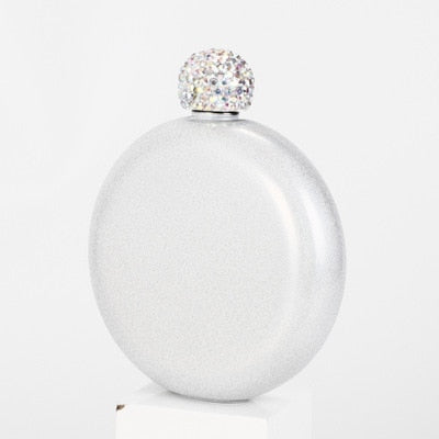 Crystal Lid Mini Flask