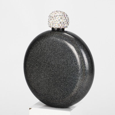 Crystal Lid Mini Flask