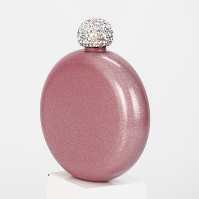Crystal Lid Mini Flask