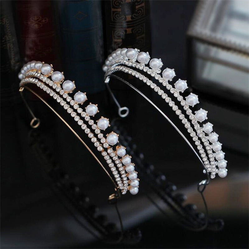 Pearl Crown Headband