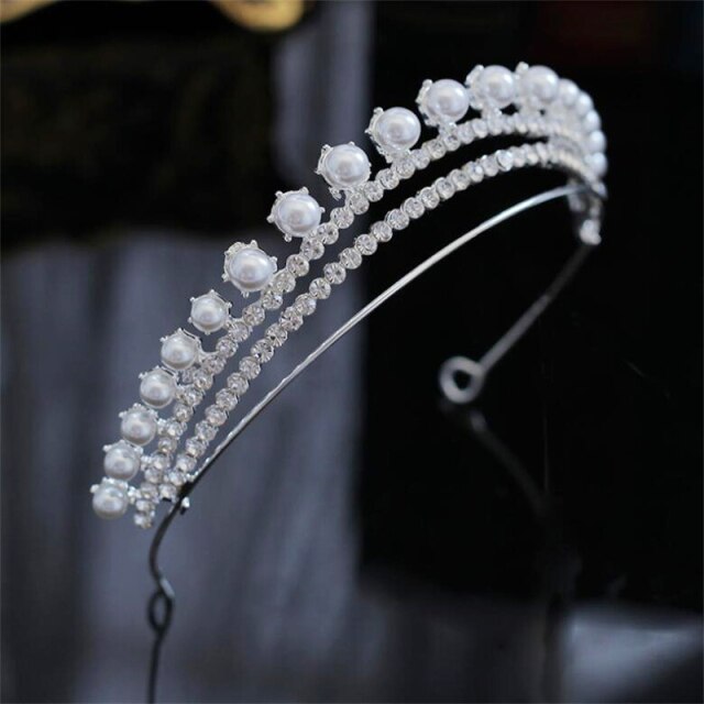 Pearl Crown Headband