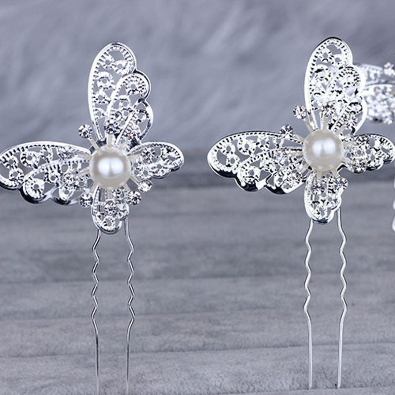 Butterfly Hair Pins