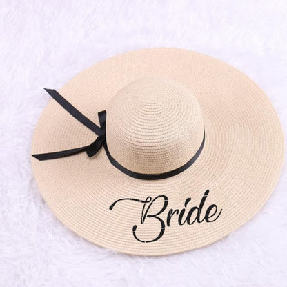 Bride Bridesmaid Maid of Honor Floppy Hats