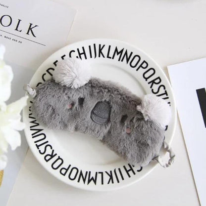 Plush Koala Bunny Sleep Mask